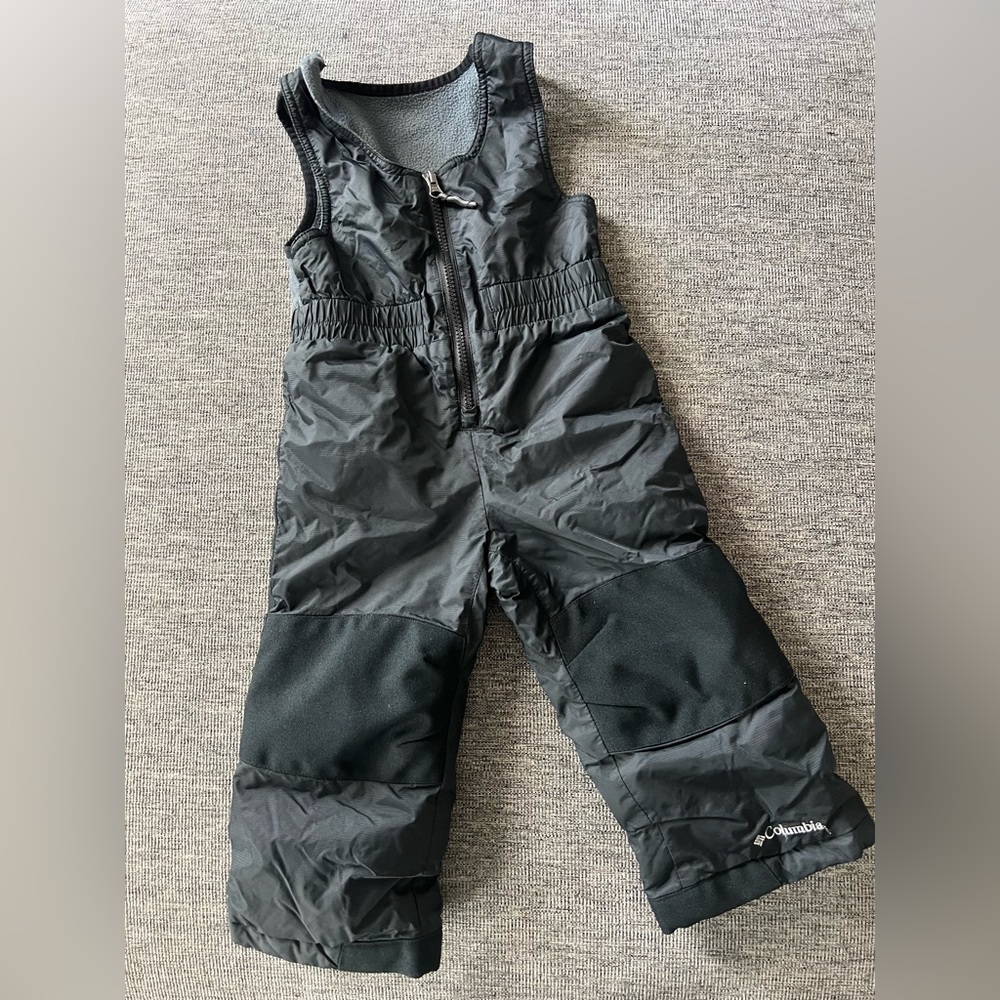 Columbia Black Kids Snow Overalls